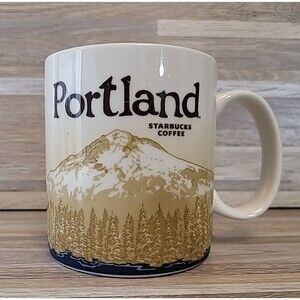 Starbucks‎ Portland Collector Series Coffee Tea Mug Cup 16 oz. 2009